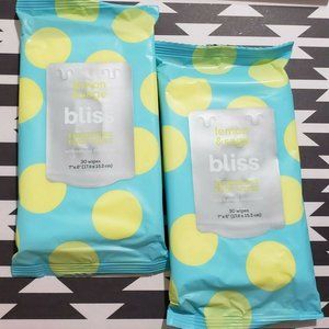 2x Bliss Lemon & Sage Refreshing Body Wipes
